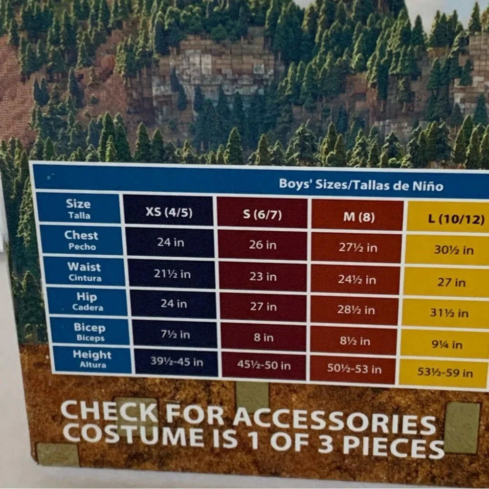 NIB. MINECRAFT Kids Creeper Costume